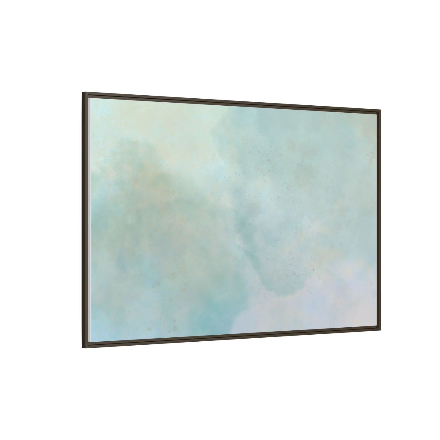 Soft Abstract Pastel Watercolor Matte Canvas