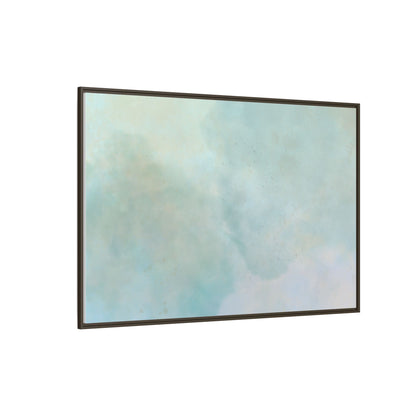 Soft Abstract Pastel Watercolor Matte Canvas