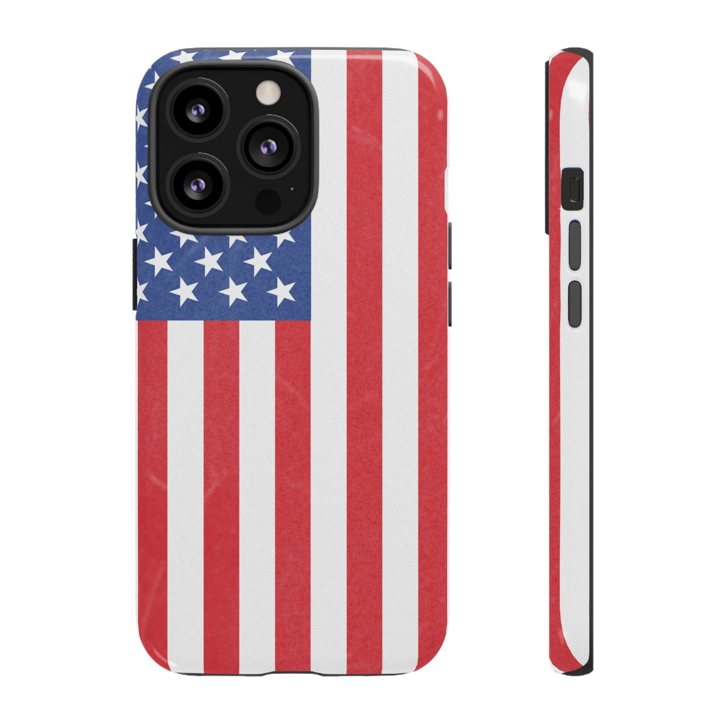 American Flag Phone Case - Patriotic Cell Cover, Tough Cases, USA Pride, Independence Day Gift, Veteran's Day, Phone Protection - TRV