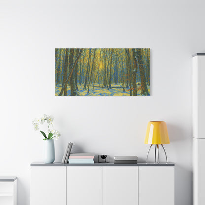 Forest Sunrise Canvas Print, Wall Art, Nature Photography, Home Decor, Gift for Nature Lovers, Landscape Artwork - TRV