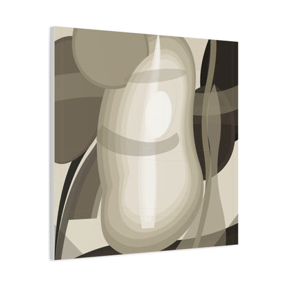 Abstract Neutral Pear Still Life Canvas