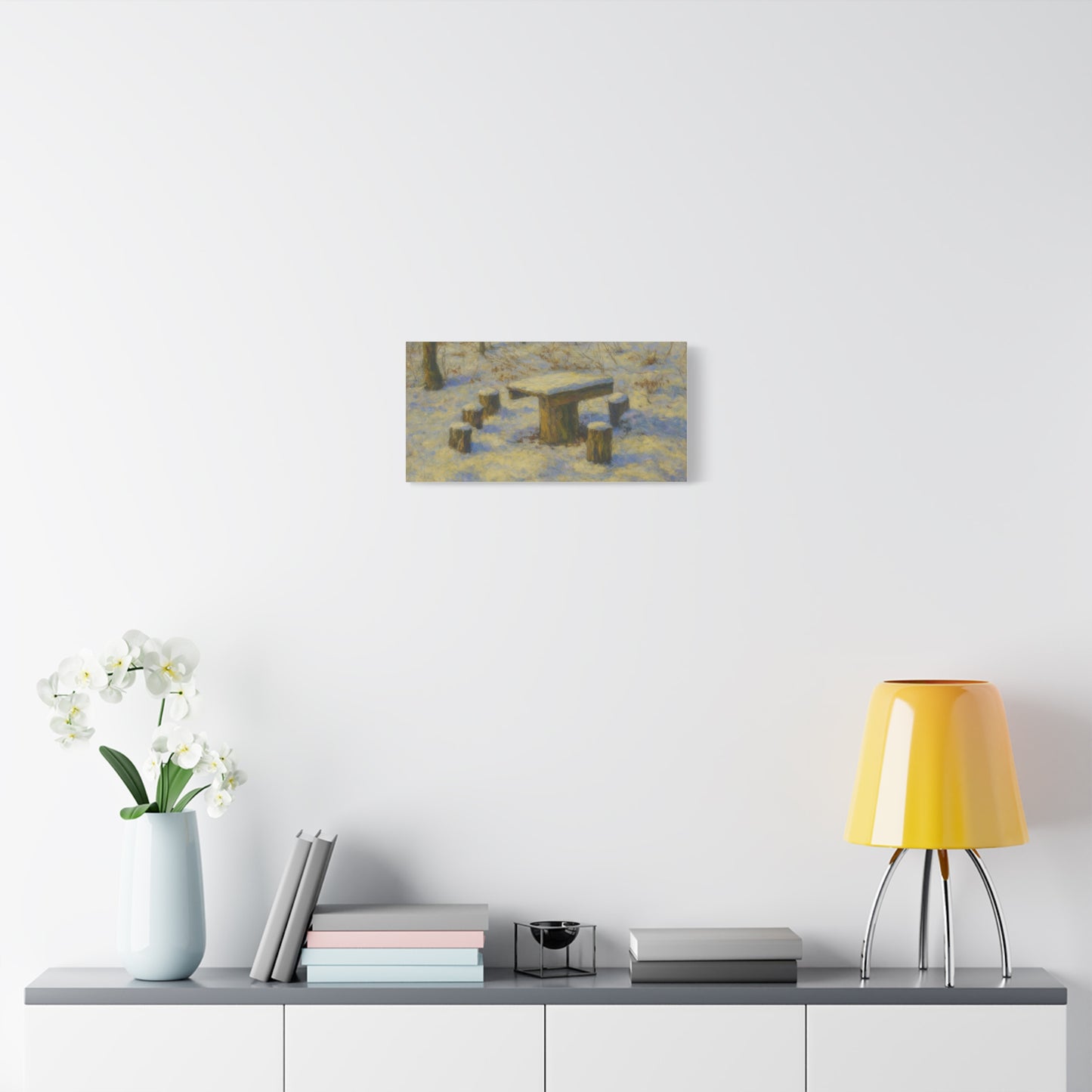Matte Canvas Wall Art, Rustic Outdoor Scene, Nature Decor, Home Wall Décor, Cozy Cabin Vibe, Perfect for Gift Giving - TRV
