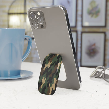 Camouflage Phone Grip Stand, Smartphone Holder, Mobile Accessory, Unique Gift for Tech Lovers, Adjustable Click-On Grip - TRV
