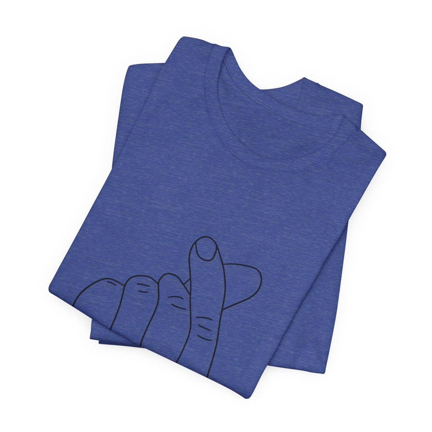 Minimalist Hand Sign Unisex Tee | Casual Everyday Wear | Perfect for Gift Givers