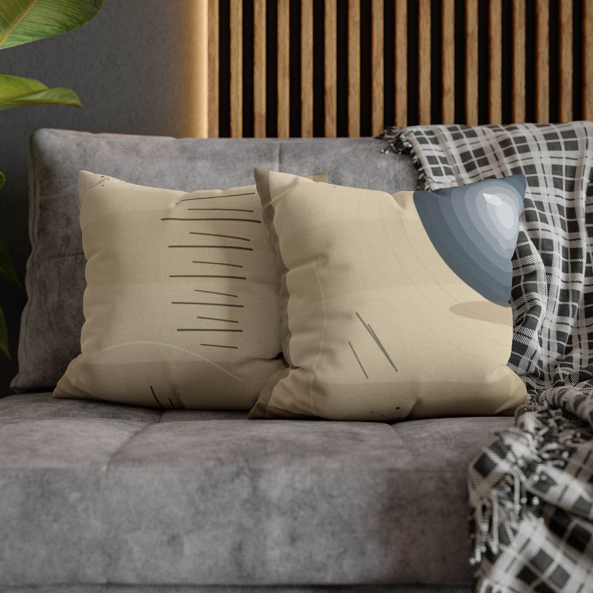 Abstract Nautical Anchor Design Pillowcase | Spun Polyester Square Pillowcase - TRV