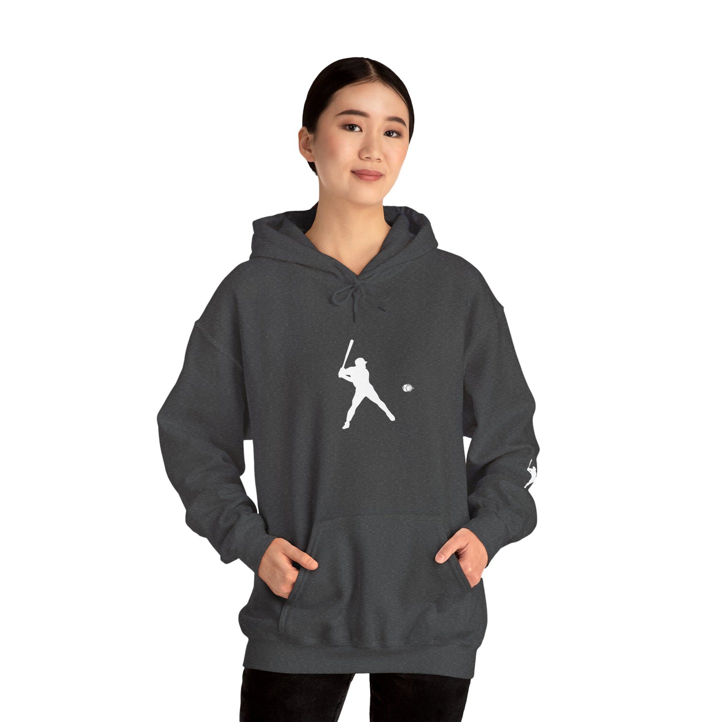 Sporty Unisex Baseball Hooded Sweatshirt, Casual Hoodie for Athletes, Perfect for Gifts, Comfy Streetwear, Ideal for Sports Events, Personal Use - TRV