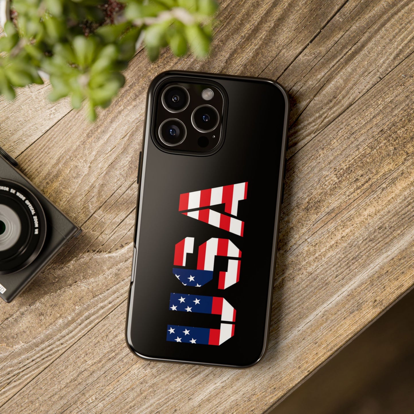 USA Flag Phone Case, Tough Phone Cover, Patriotic Gift, Independence Day Accessory, American Pride Mobile Case - TRV