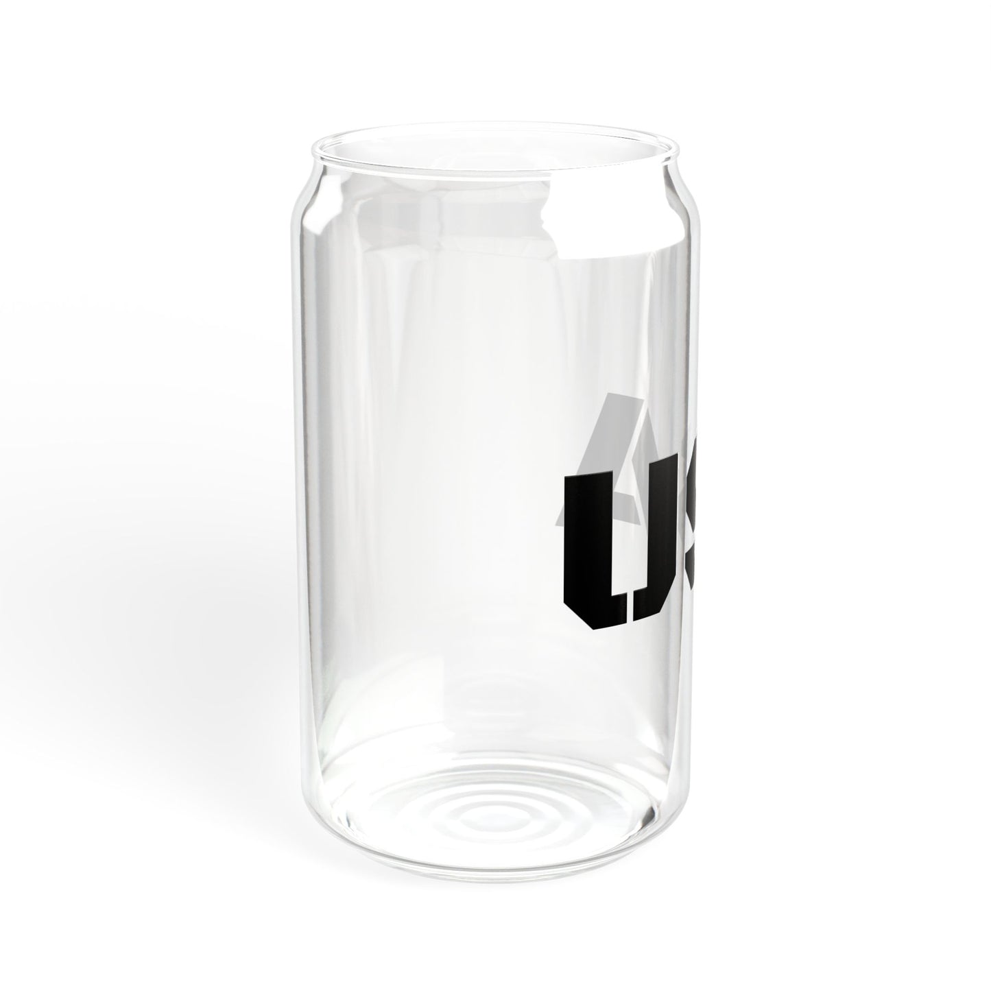 USA 16oz Sipper Glass with Bamboo Lid & Straw – Patriotic Reusable Drink Tumbler