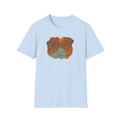 Autumn Pathway Unisex Softstyle T-Shirt, Cozy Fall Shirt, Nature Lover Tee, Scenic Route Top, Gift for Hikers, Casual Wear, Outdoor [...]