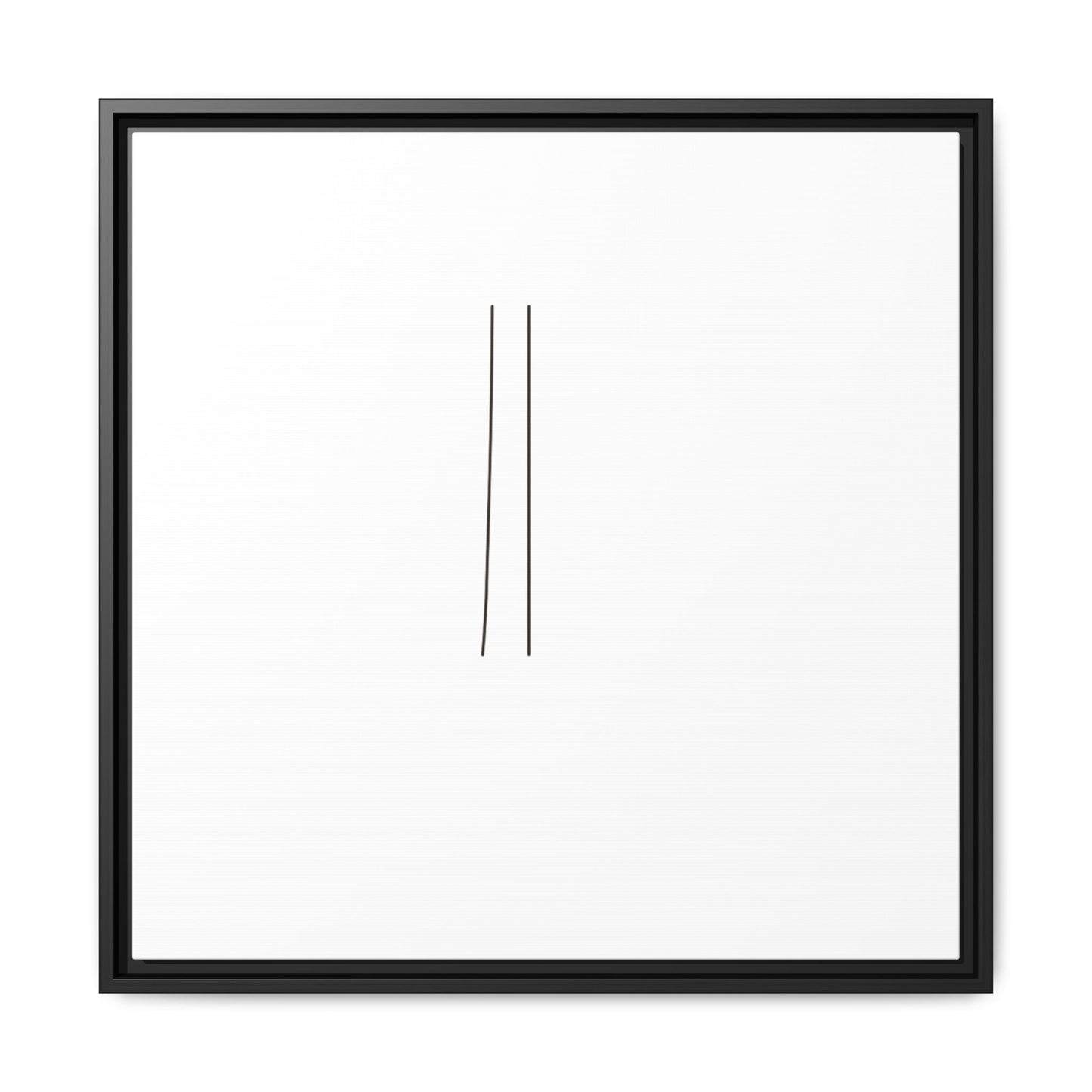 Minimal Line Art | Matte Canvas Framed