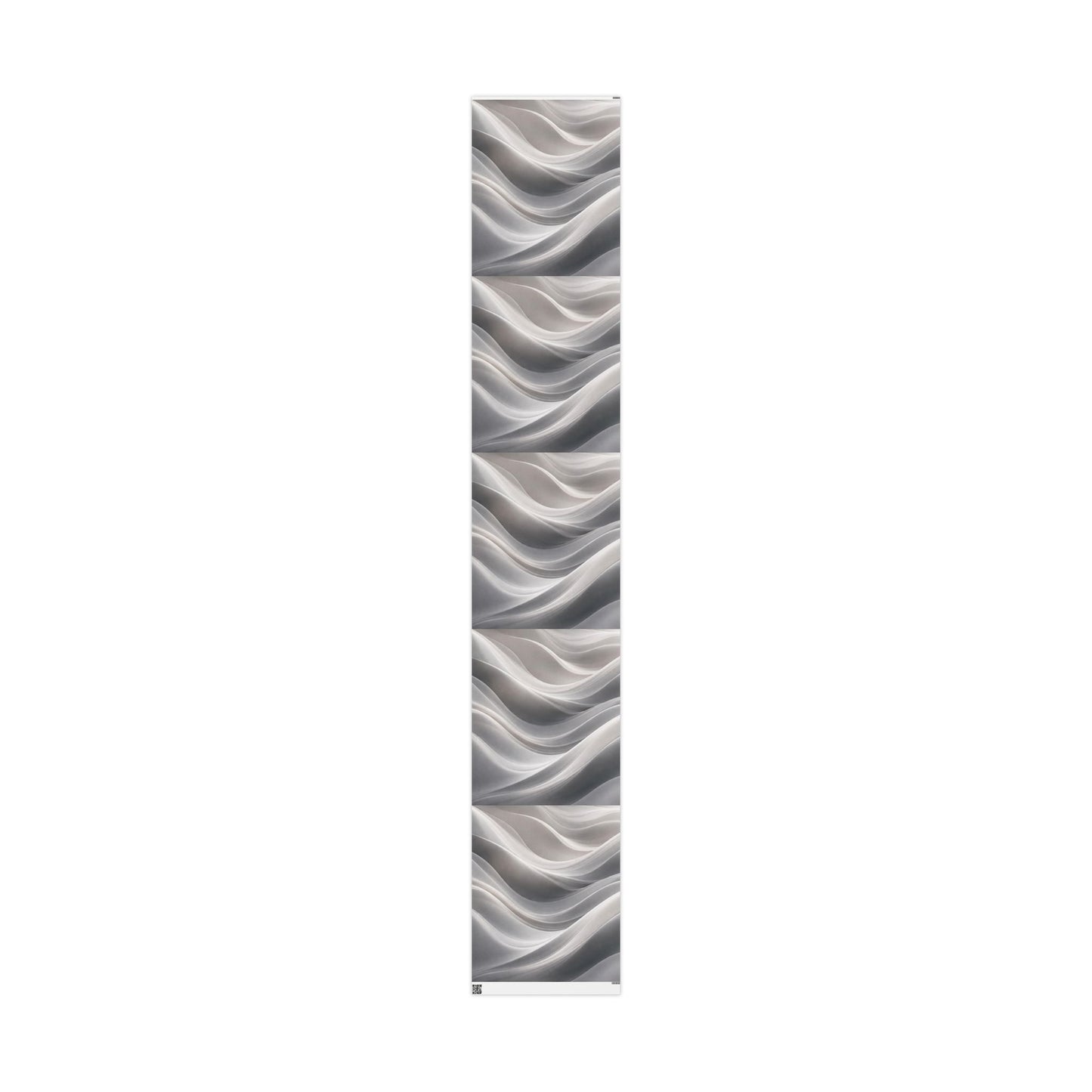 Silver Marble Swirl Wrapping Paper | Abstract Metallic Gift Wrap