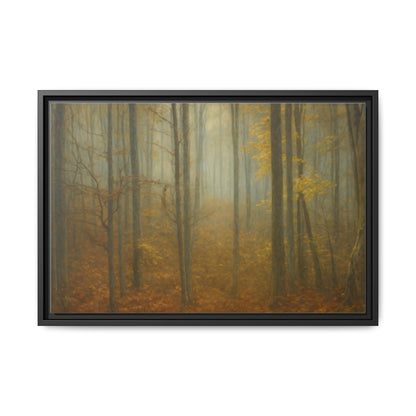 Framed Matte Canvas Art | Serenity in the Forest | Nature Wall Decor, Home Gallery, Cozy Living Room, Gift for Nature Lovers - TRV