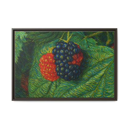 Van Gogh Style Blackberry Canvas Art, Framed Wall Decor, Botanical Print, Summer Home Decor, Gift for Garden Lovers - TRV