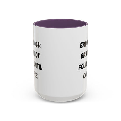 Error 404 Coffee Mug - Perfect for Your Daily Brew, Gift for Programmers, Humor for Coffee Lovers, Office Desk Decor, Nerdy Kitchenware