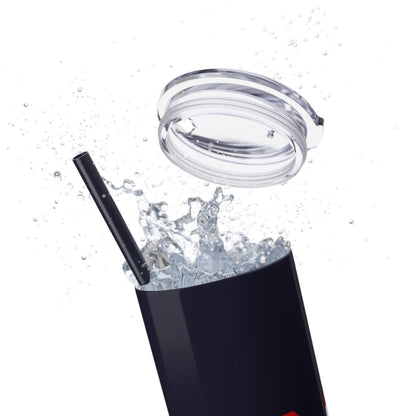 Skinny Tumbler — USA Flag 20oz Straw Tumbler (Patriotic Travel Cup)