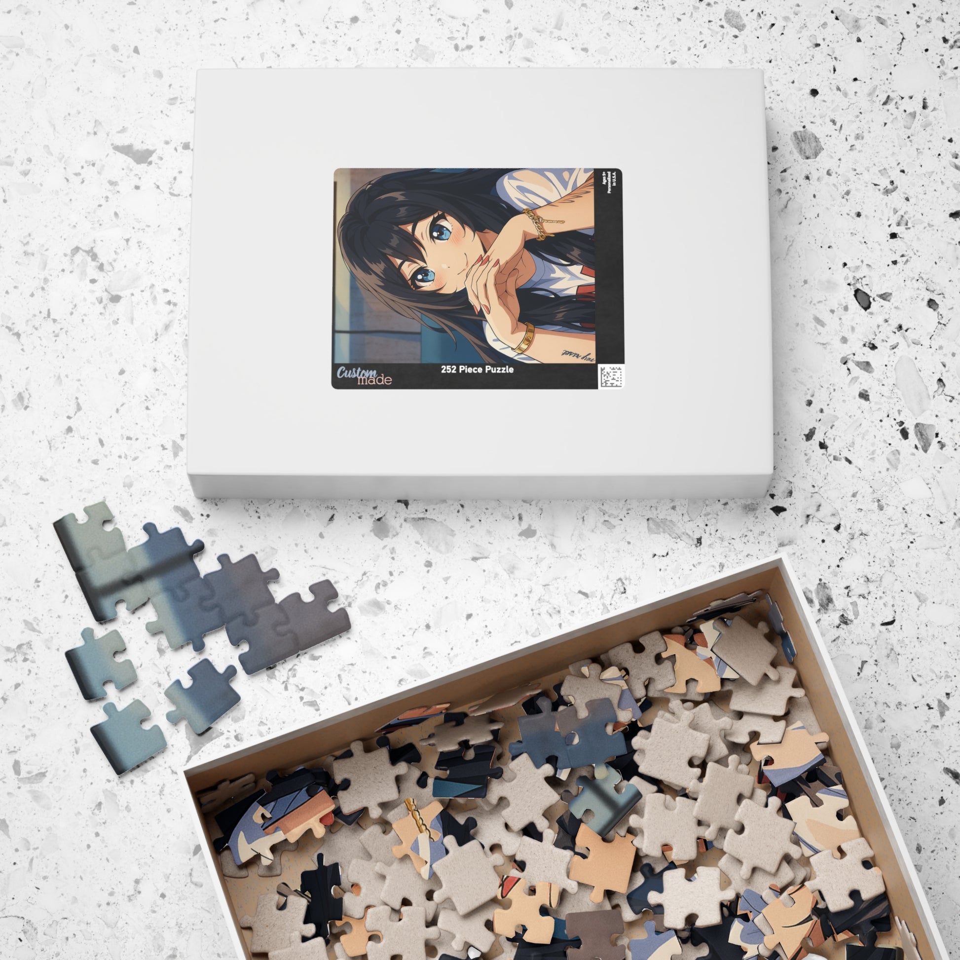 Anime Girl Portrait Puzzle | 520-Piece Jigsaw Puzzle - TRV