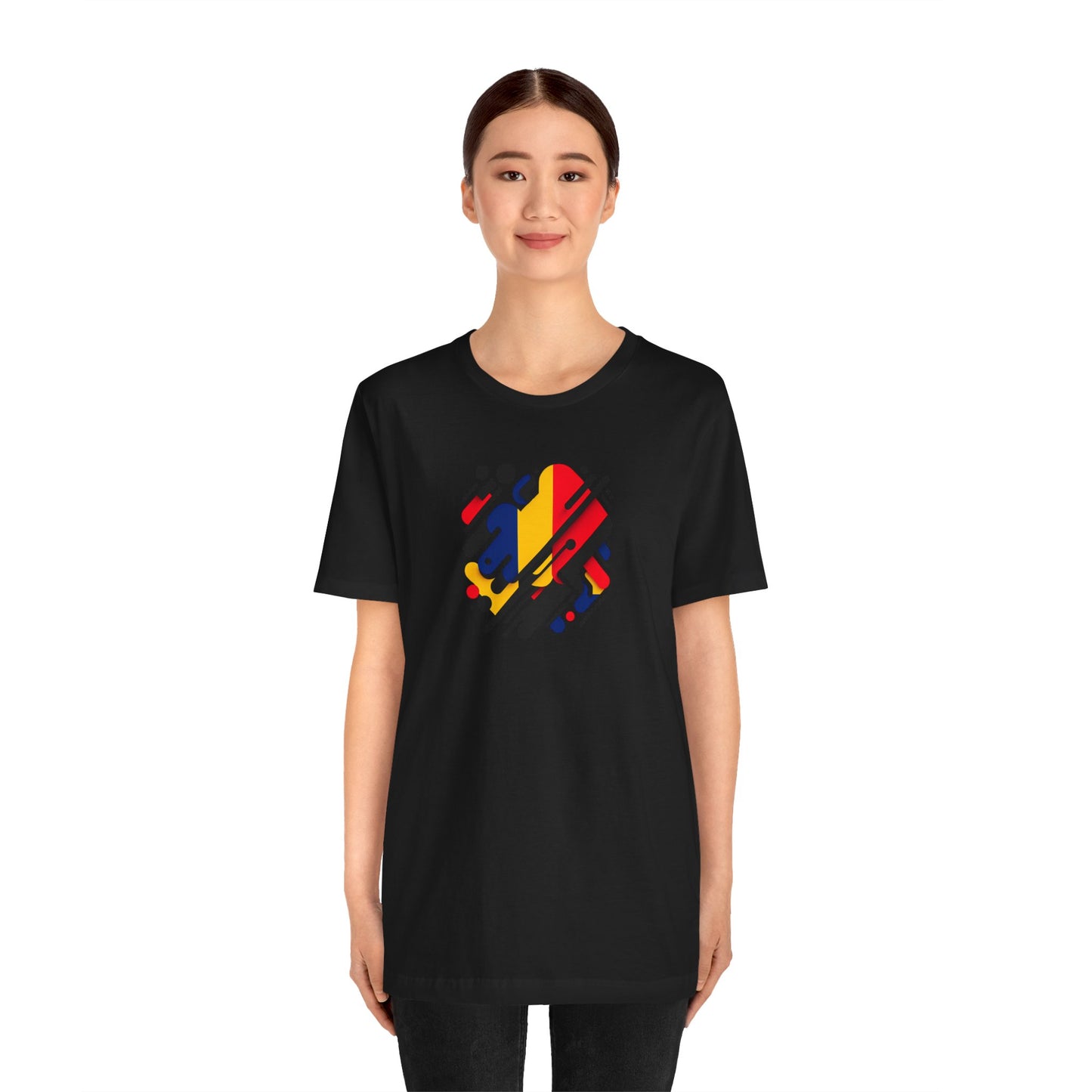 Artistic Heart Unisex Jersey Tee - Vibrant Graphic Tee, Casual Wear, Gift for Art Lovers, Birthday Surprise, Everyday Comfort - TRV