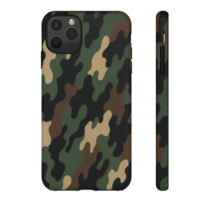 Camouflage Phone Case, Tough Cases, Military Style, Unique Phone Accessories, Gift for Him, Durable Phone Cover - TRV