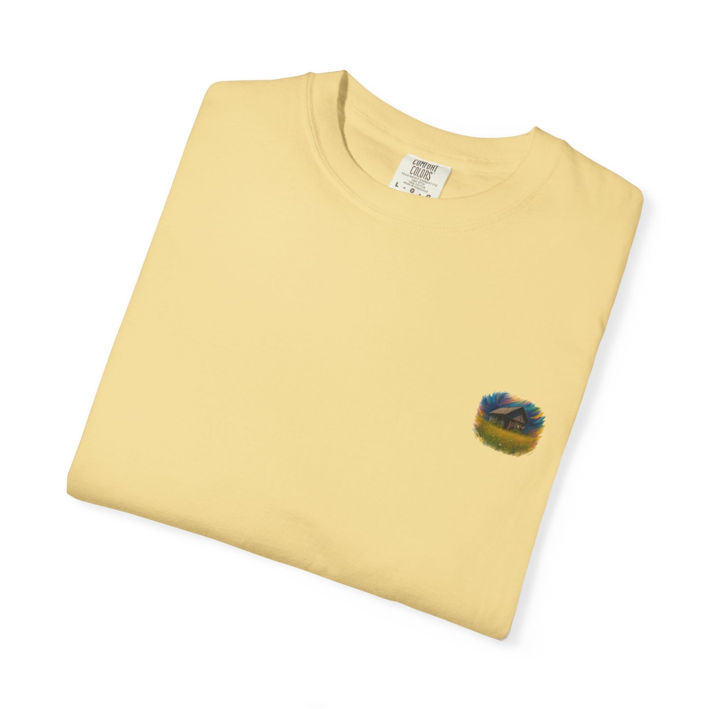Rustic Landscape T-shirt | Relaxed Fit Tee, Casual Wear, Nature Lover Gift, Summer Outing Top, Eco-Friendly Apparel - TRV