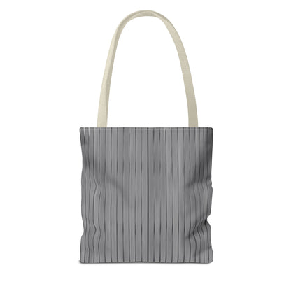 Stylish Gray Striped Tote Bag for Everyday Use - TRV