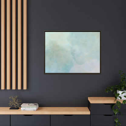Soft Abstract Pastel Watercolor Matte Canvas