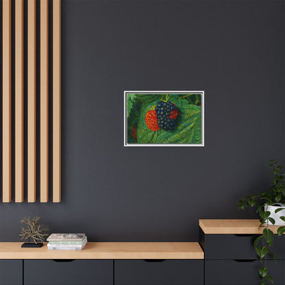 Van Gogh Style Blackberry Canvas Art, Framed Wall Decor, Botanical Print, Summer Home Decor, Gift for Garden Lovers - TRV