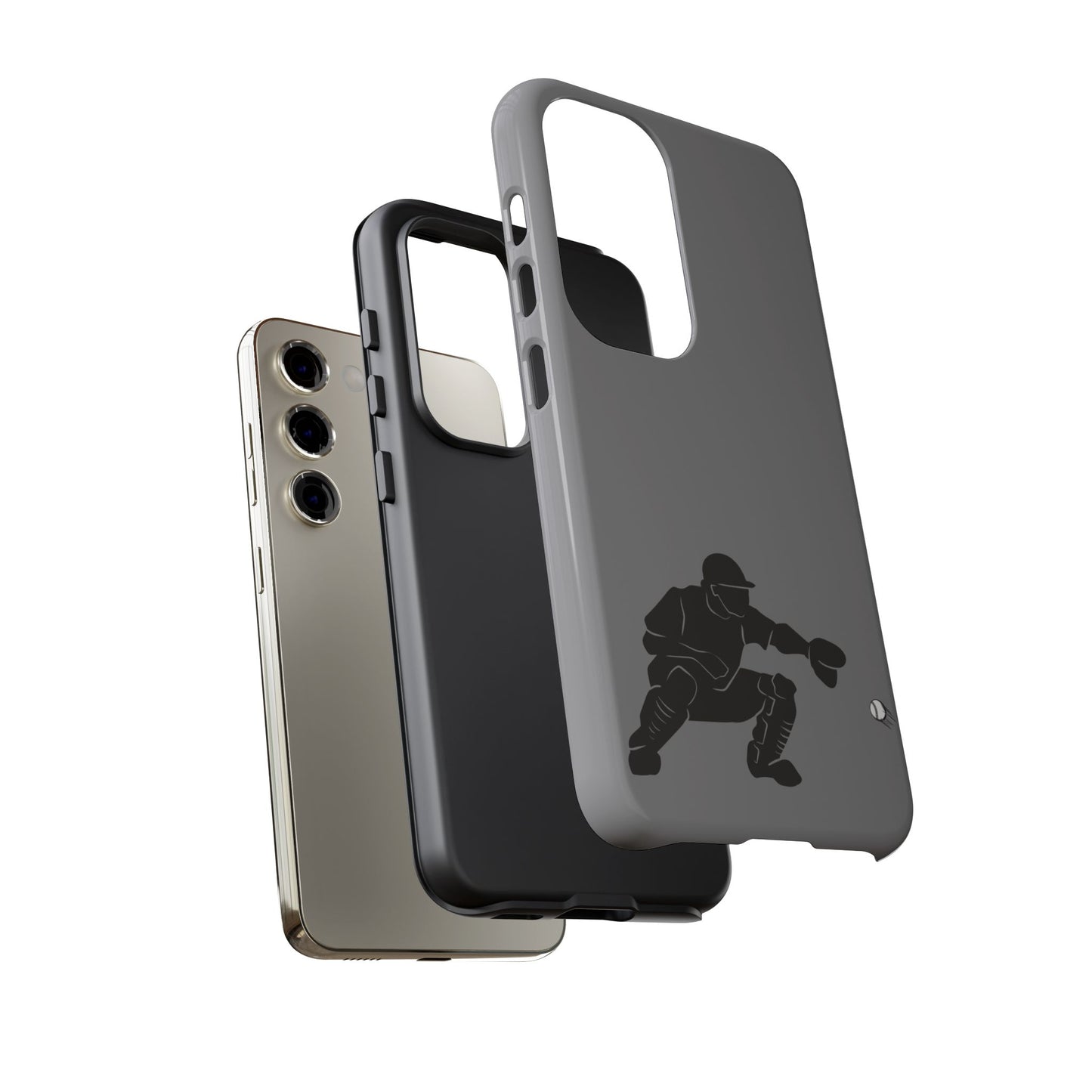 Baseball Catcher Phone Case - Tough Cases, Sports Phone Cover, Great for Athletes, Perfect Gift for Baseball Lovers, Unique Cell Phone Design - TRV