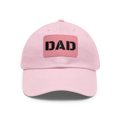 Stylish Dad Hat with Leather Patch | Perfect Gift for Fathers Day, Casual Wear, Dad's Birthday, Outdoor Activities