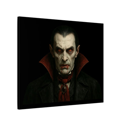 Vampire Portrait Canvas Wall Art – Gothic Dracula Print on Canvas