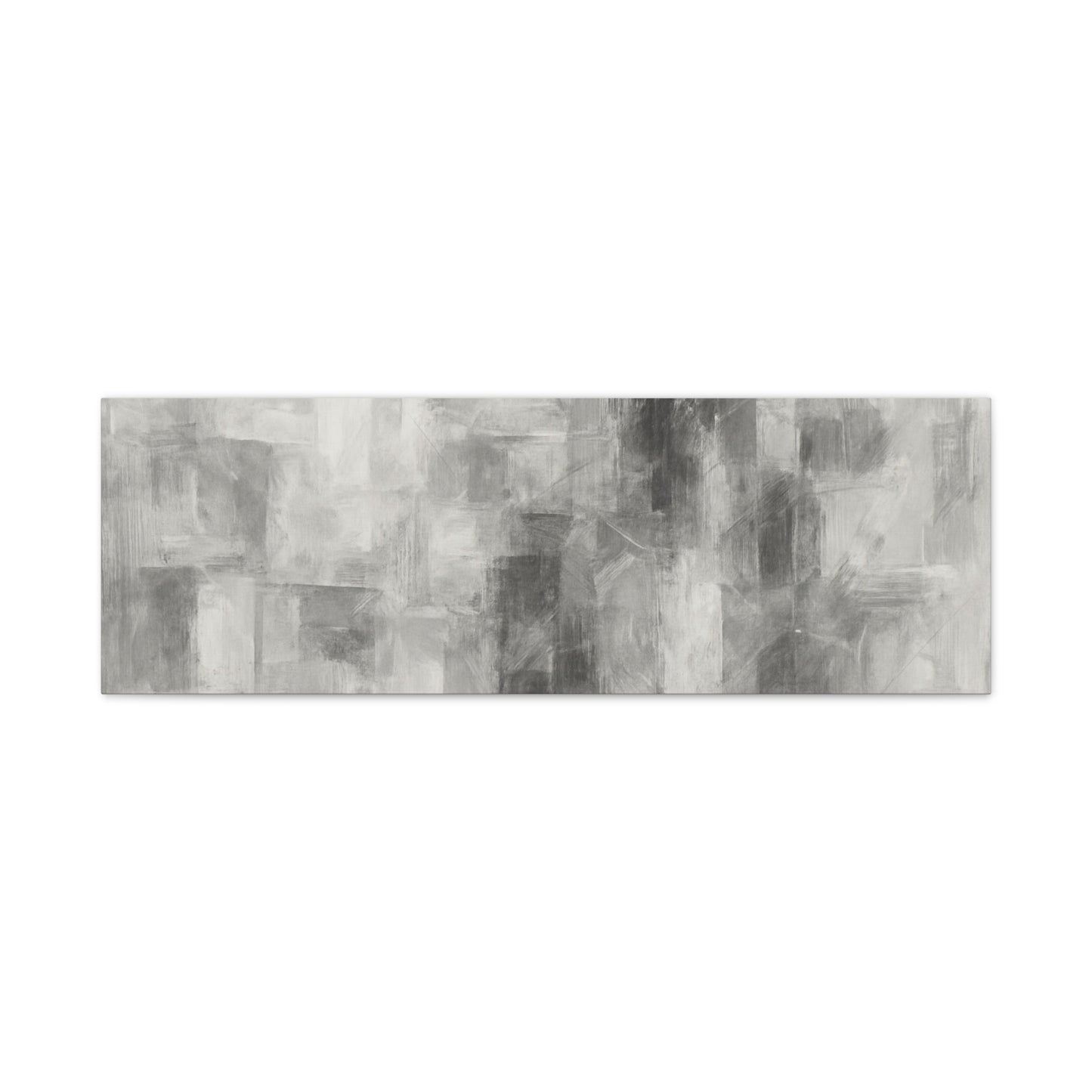 Abstract Grey Canvas Wall Art, Modern Home Decor, Minimalist Artwork, Living Room Accent, Contemporary Art Piece