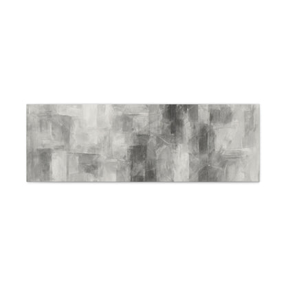 Abstract Grey Canvas Wall Art, Modern Home Decor, Minimalist Artwork, Living Room Accent, Contemporary Art Piece
