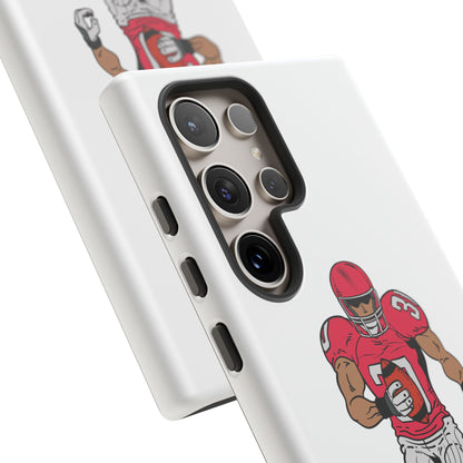 Football Player Tough Case, Sports Phone Cover, Athlete Gift, Tough Phone Case, Fall Sports, Football Lover's Accessory - TRV