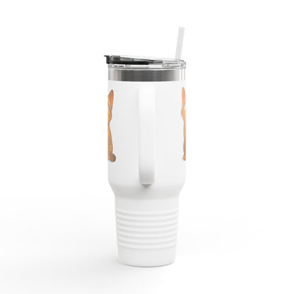 Cute Cat Insulated Travel Mug, 40oz - Perfect for Pet Lovers, Gifts for Cat Owners, Travel Accessories, Cute Drinkware, Animal Lovers - TRV