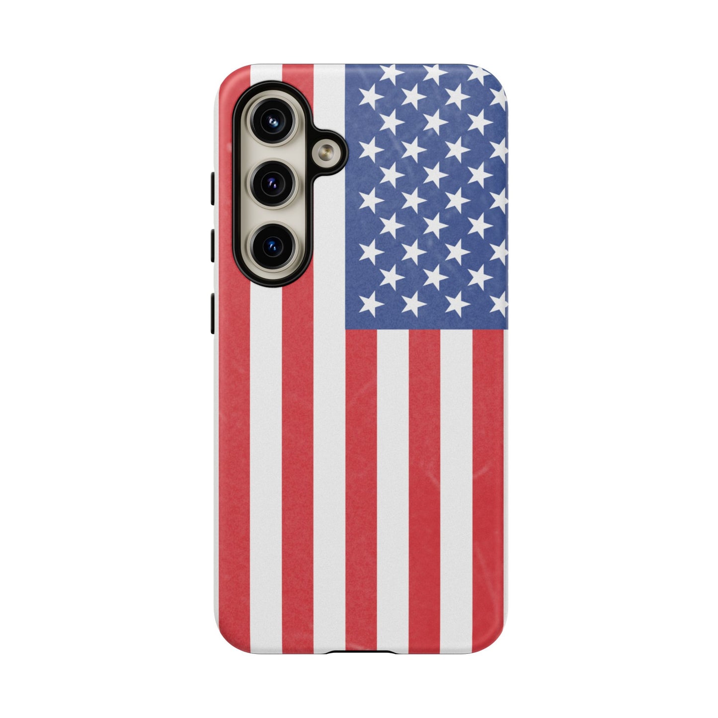 Patriotic Phone Case - Tough Cases for Veterans, USA Lovers, Independence Day, Memorial Day, Flag Design - TRV