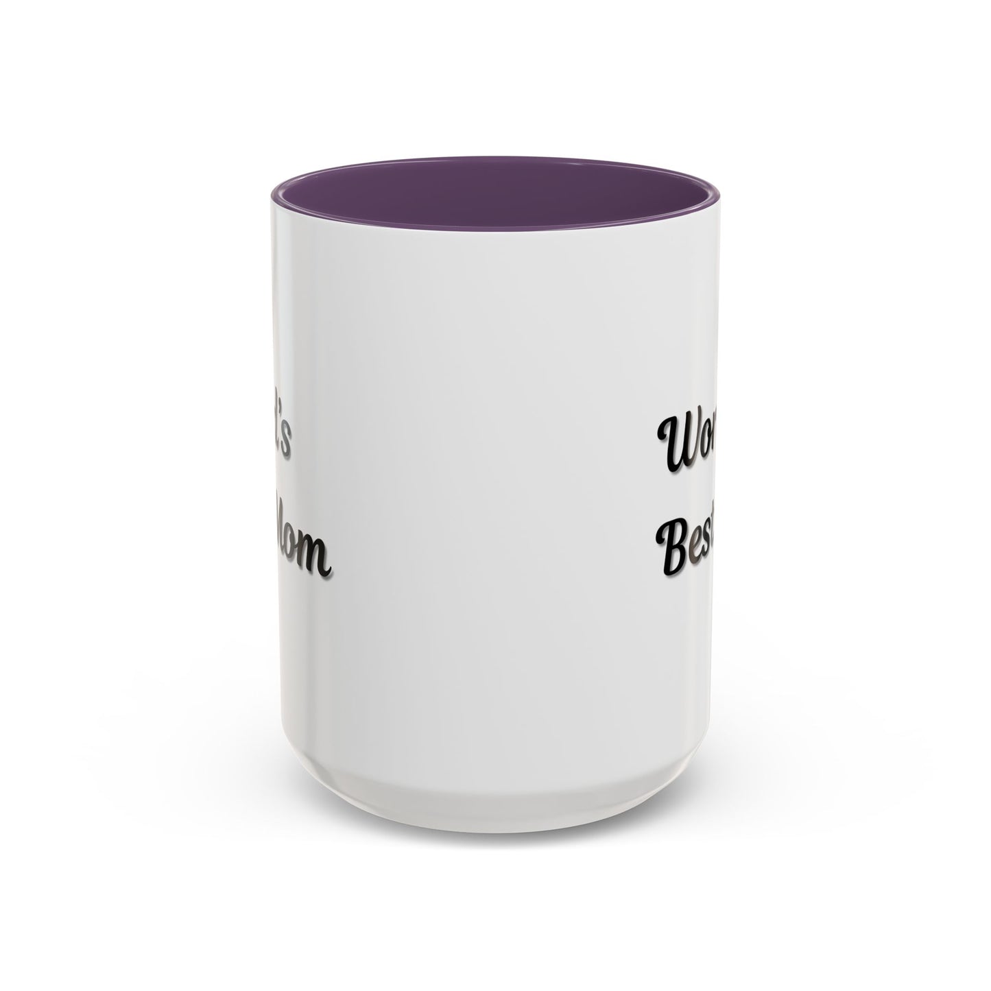 World's Best Mom Accent Coffee Mug - 11oz & 15oz - Perfect Gift for Mother's Day