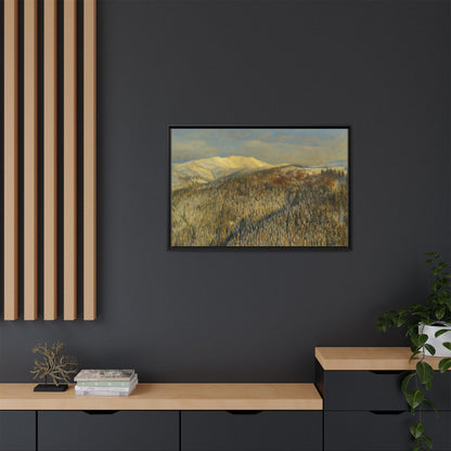Framed Mountain Canvas Art, Perfect for Home Decor, Nature Wall Art, Gift for Nature Lovers, Cozy Atmosphere - TRV