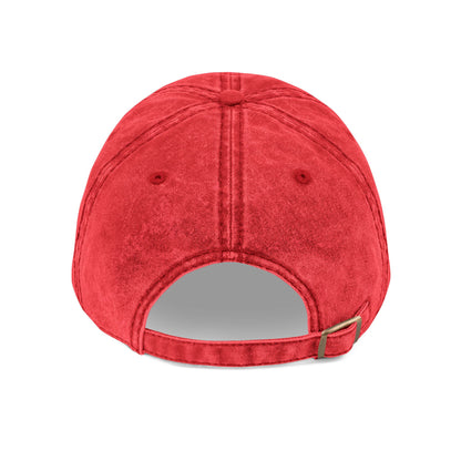 Embroidered Vintage Cap with USA Flag Design - TRV