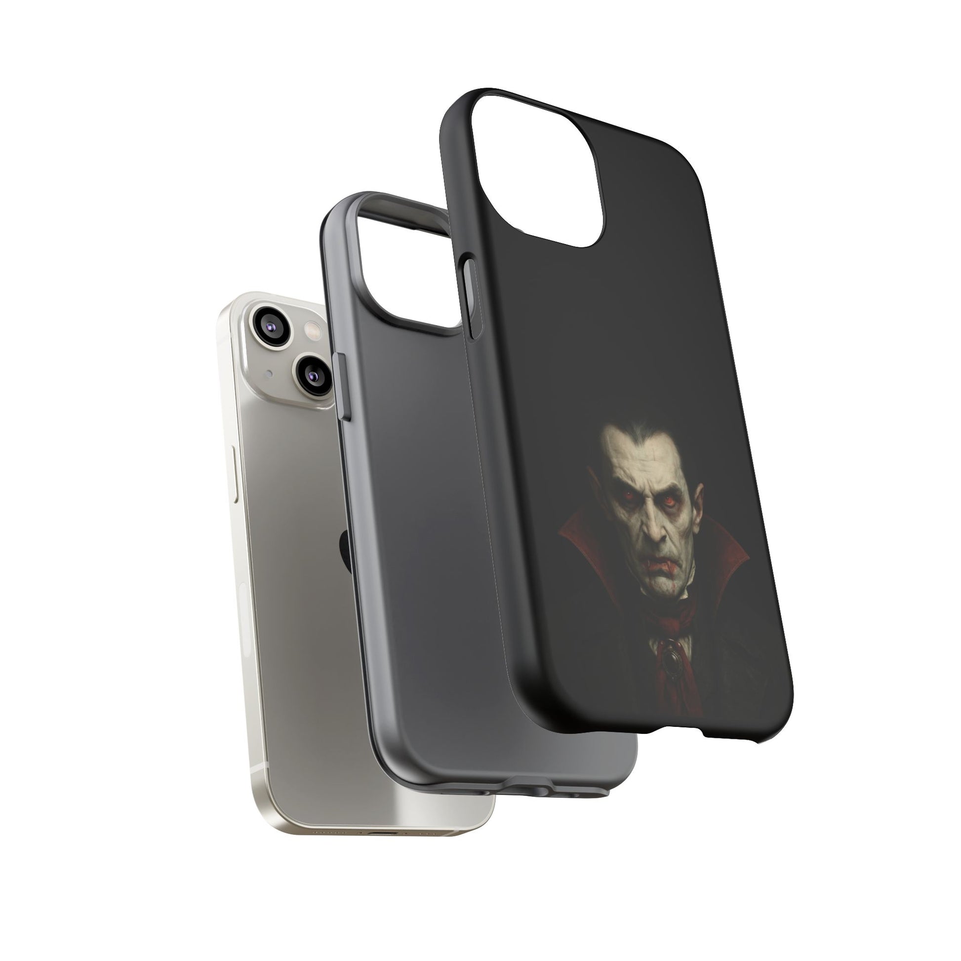 Vampire Phone Case - Tough Cases for Halloween, Gothic Decor, Gifts for Horror Fans, Spooky Accessories, Unique Cellphone Cover - TRV