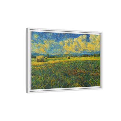 Landscape Matte Canvas, Framed (Multi-color) - TRV