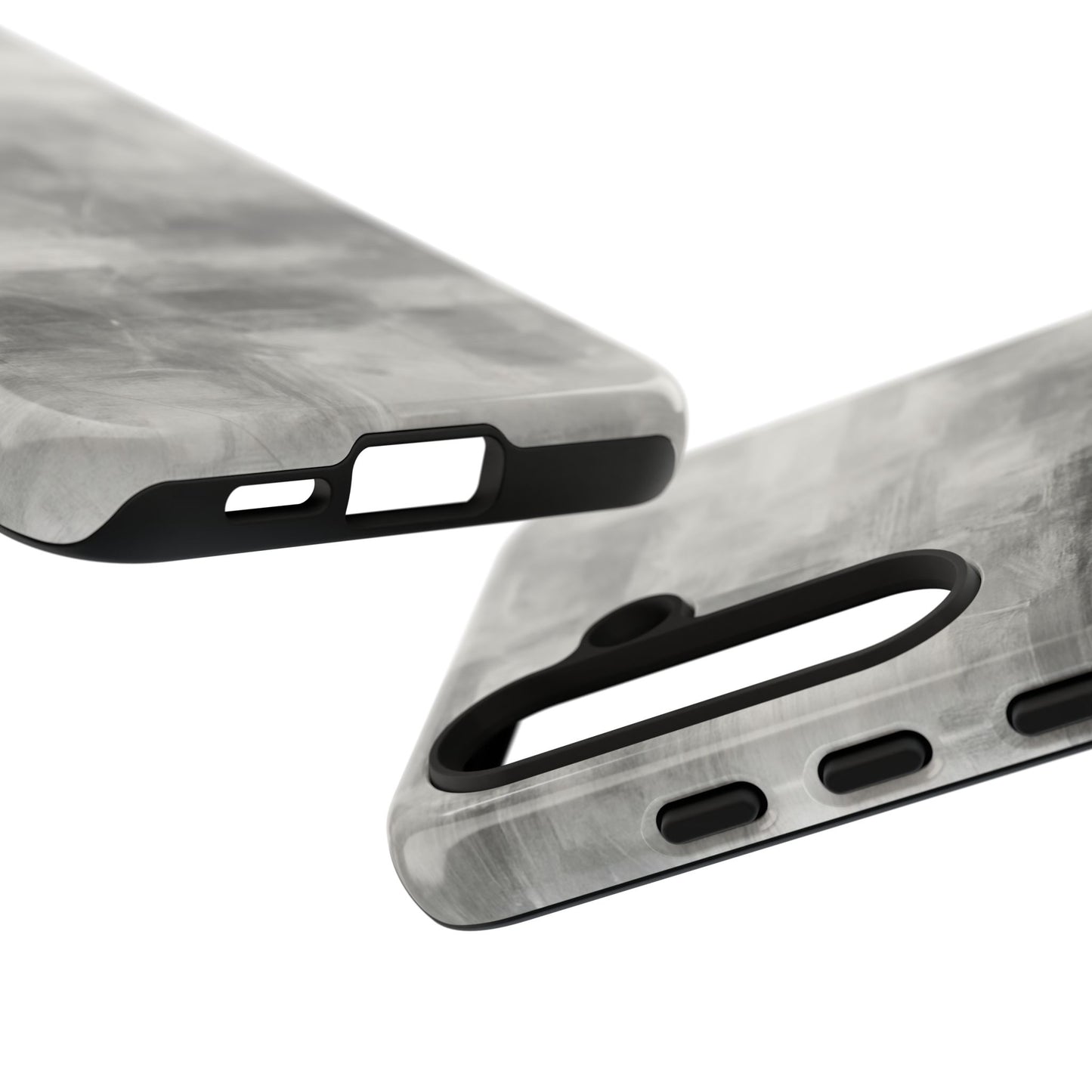 Stylish Phone Case for Tough Protection, Marble Grey Design, Customizable Gift for Her, Unisex Mobile Accessory, Birthday Present, [...] - TRV