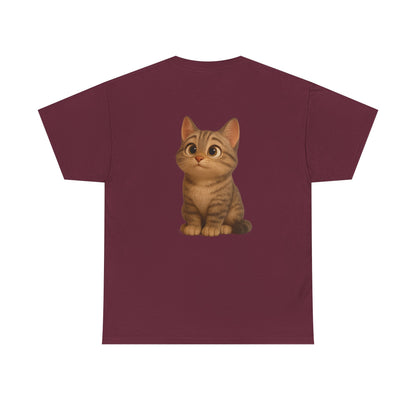 Adorable Cat Graphic Tee, Cute Pet Lover's Shirt, Animal Lover's Gift, Cozy Everyday T-Shirt, Perfect for Cat Lovers