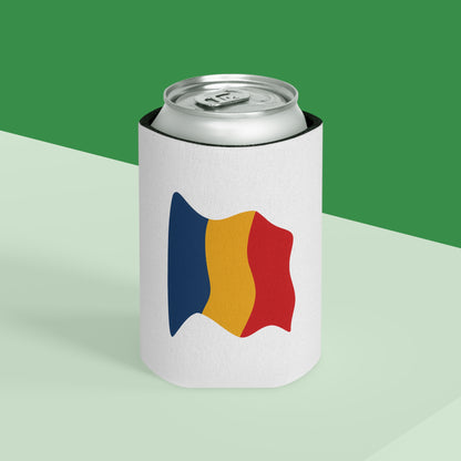 Romania Flag Can Cooler - Fun Drink Insulator, Perfect for Parties, BBQs, Sporting Events, Patriotic Celebrations, Golf Outings - TRV