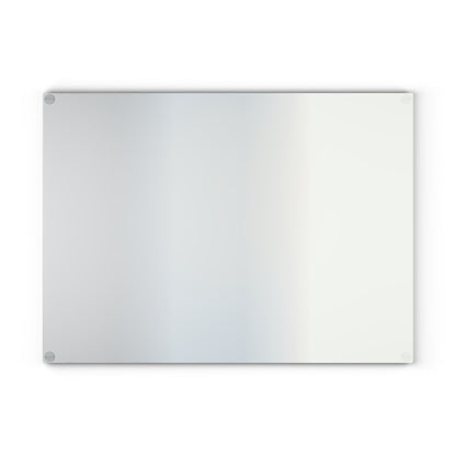 Neutral Gradient Ombre Glass Cutting Board | Blue Gray Kitchen Countertop
