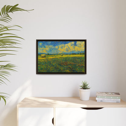 Landscape Matte Canvas, Framed (Multi-color) - TRV