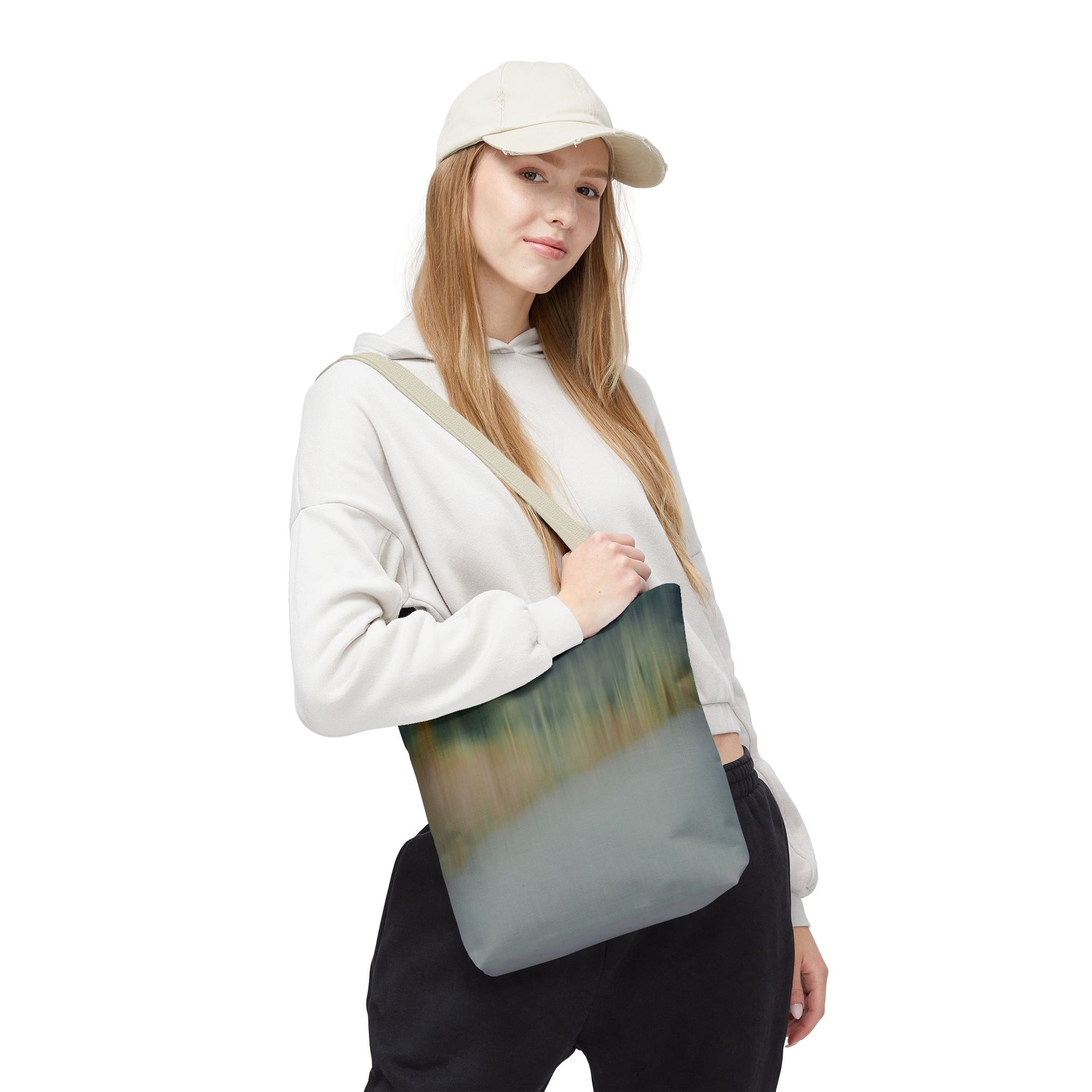 Serene Landscape Tote Bag - Stylish Eco-Friendly Carryall for Everyday Use - TRV