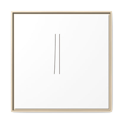 Minimal Line Art | Matte Canvas Framed