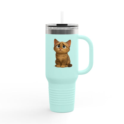 Cute Cat Insulated Travel Mug, 40oz - Perfect for Animal Lovers, Unique Gift for Cat Owners, Coffee on-the-go, Birthday Present, Cute [...]