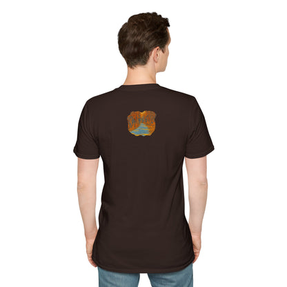 Autumn Pathway Unisex Softstyle T-Shirt, Cozy Fall Shirt, Nature Lover Tee, Scenic Route Top, Gift for Hikers, Casual Wear, Outdoor [...]