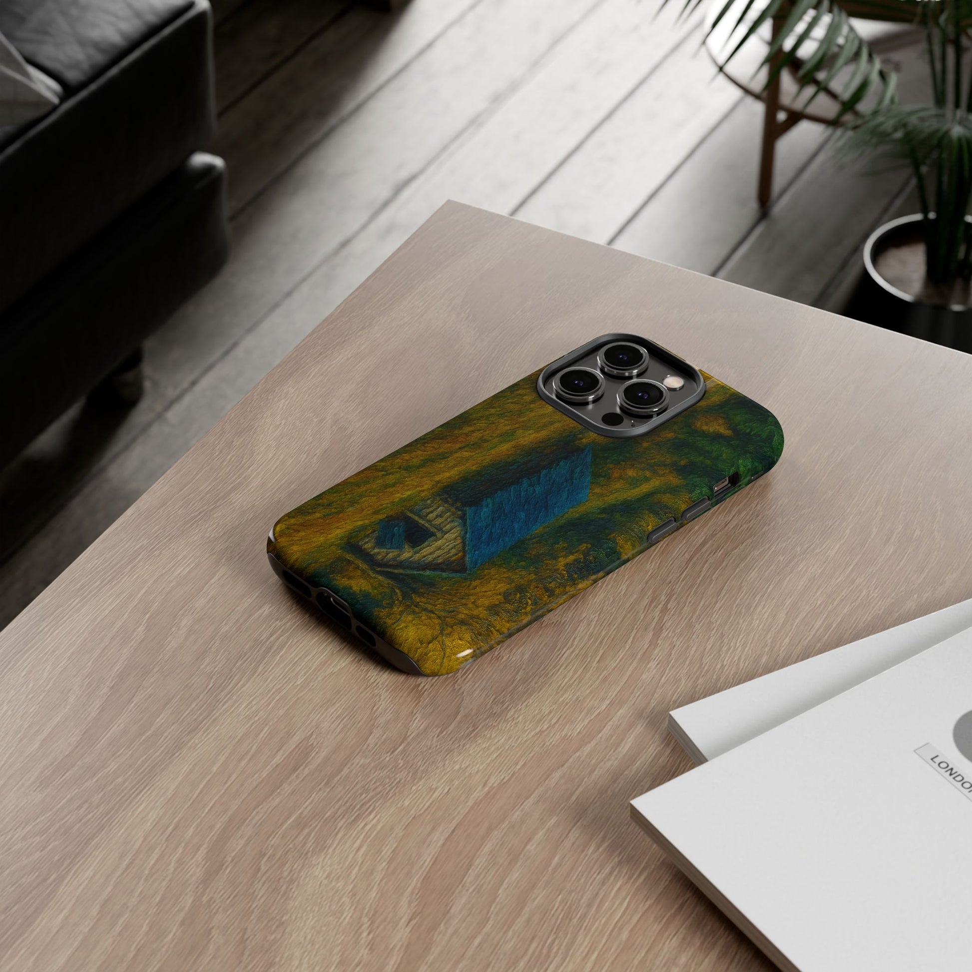 Artistic Phone Case by Tough Cases, Nature-Inspired Phone Protection, Unique Gift for Nature Lovers, Stylish Accessory, Fall Aesthetic - TRV