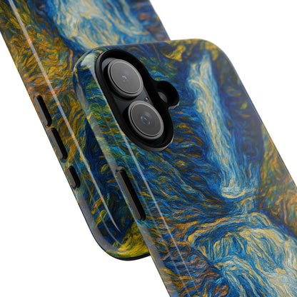 Artistic Phone Case - Waterfall Design, Unique Gift, Phone Accessory, Nature Lover, Original Artwork - TRV